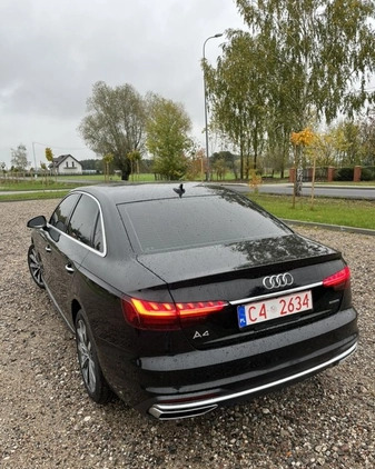 Audi A4 cena 139800 przebieg: 8000, rok produkcji 2022 z Gdańsk małe 106